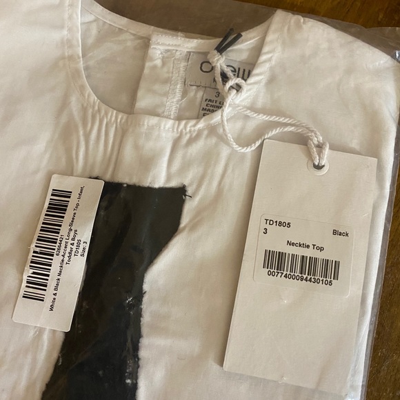 Boys long sleeve dress shirt with necktie Event wedding ring bearer party - Picture 3 of 4